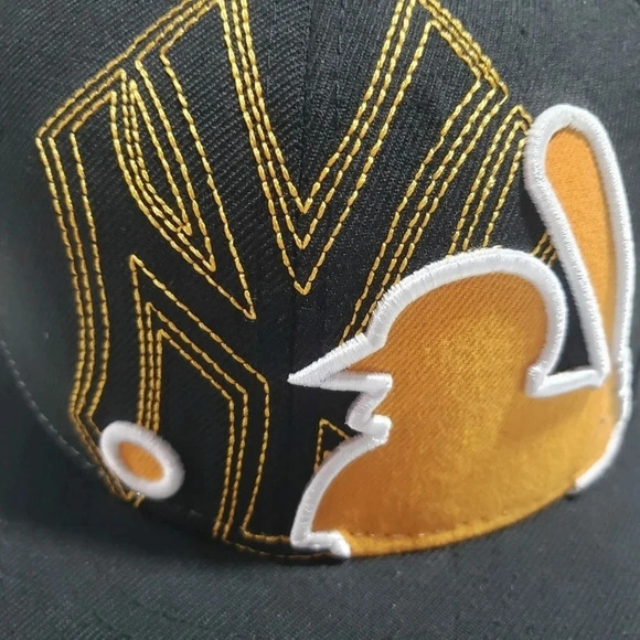 59Fifty/New Era 7 3/8  Mens Black New York Yankees Hat - Picture 5 of 6